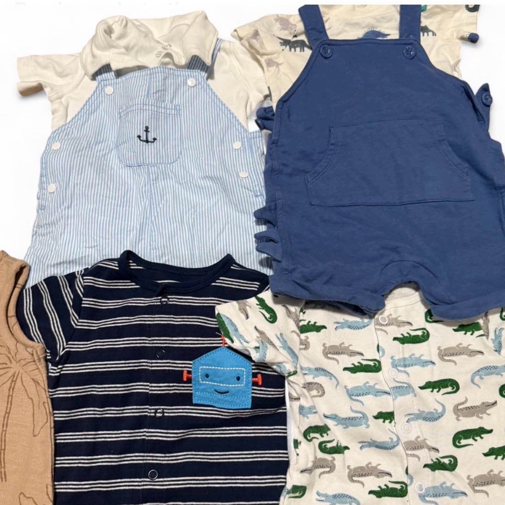 Carters Assorted Baby Rompers Set - Picture 2 of 2